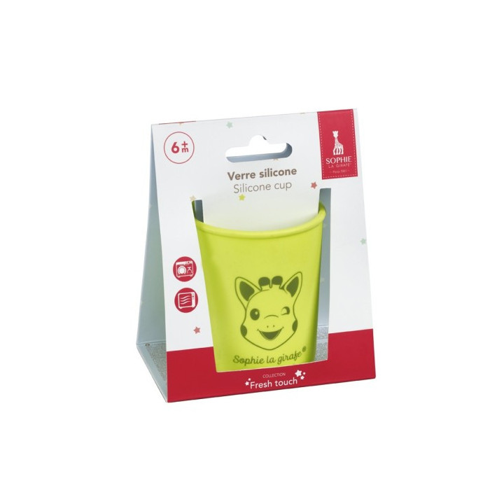 Pahar Silicon Girafa Sophie