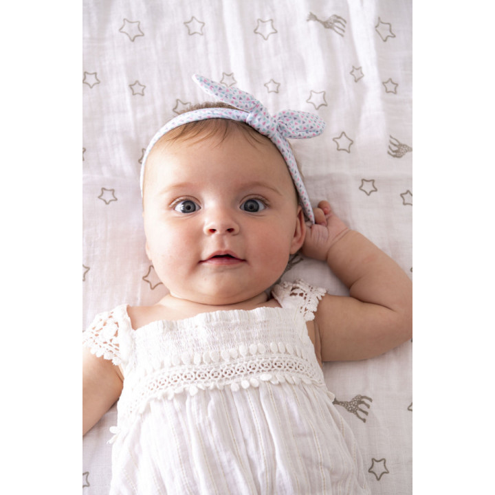 Set Cadou SOPHIEsticat Cu Girafa Sophie Si Scutec 120x120 cm