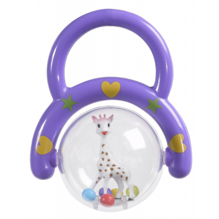 Set Cadou Girafa Sophie, Zornaitoare Si Carticica Cu Activitati