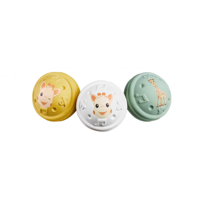 Set 3 Bile Muzicale Girafa Sophie - HEARING