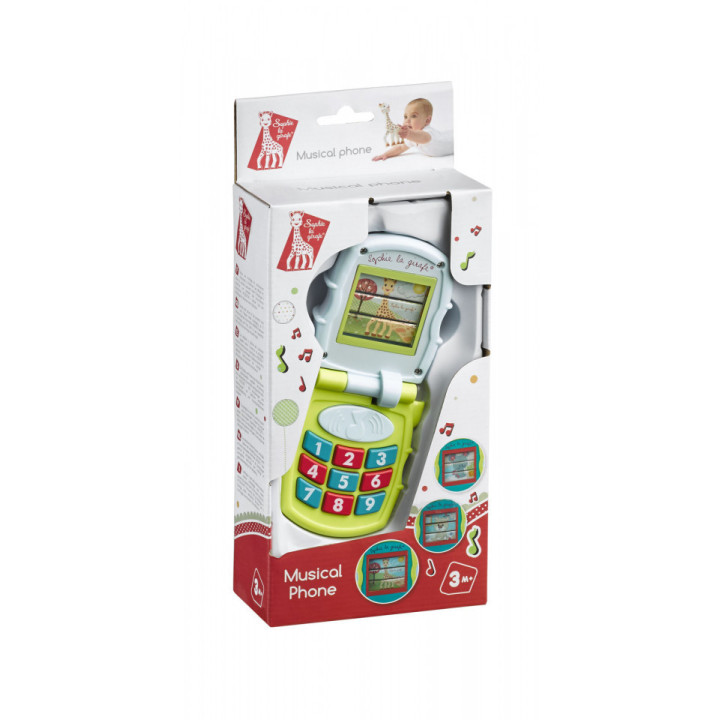 Primul Meu Telefon Mobil Muzical Girafa Sophie