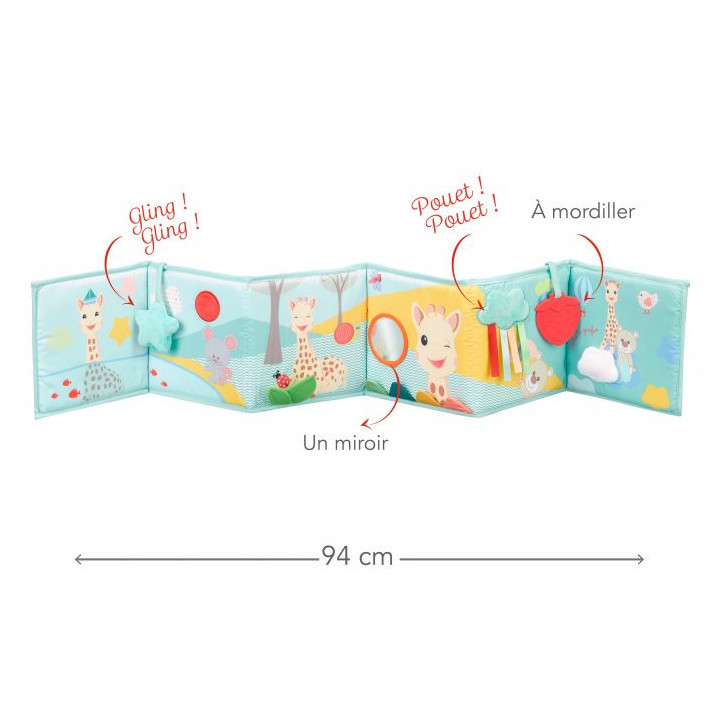 Carte Senzoriala Pliabila Girafa Sophie