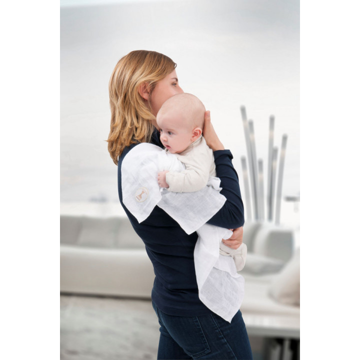 Set 4 Scutece Din Bumbac 70x70 cm Girafa Sophie